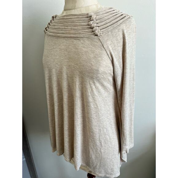 Krazy Kat Wide Neck Long Sleeve Blouse Small - Picture 3 of 8